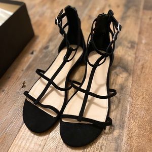 J Crew suede gladiator sandals